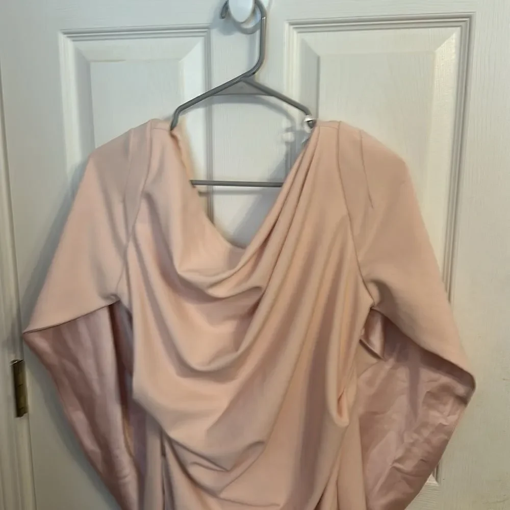 Betsey &Adam Drapedback  ruched  Sheath Dress NWOT 12 - Picture 4 of 11